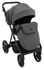 Детская коляска 2 в 1 Adamex Blanc Eco SA-4 темно-серый